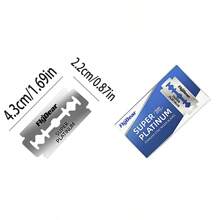 3 Boxes, 30pcs Stainless Steel Double Edged Blade For Facial Cleansing And Shaving ,Hair Products And Accessories For Barber Salon Beauty Travel Essentials