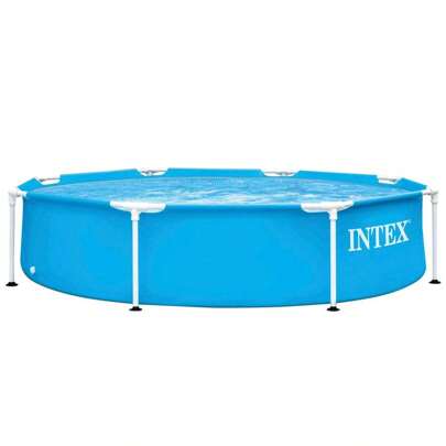  Piscine octogonale amovible Metal Frame (capacité 1 828 litres) (+6 ans) 244 x 51 cm (Intex 55242)
