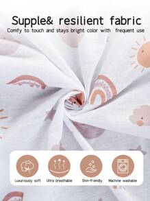 2 件裝新生兒嬰兒床床墊嬰兒床嬰兒床 33 英寸 X 17 英寸 X 2 英寸 - 彩色 - 查看 8