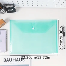 Set de 5 carpetas de plástico transparente a prueba de agua con cierre a presión, tamaño A4, alta capacidad, organizador de documentos para contratos, oficina, material escolar, exámenes, papelería y archivos, de vuelta a la escuela