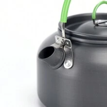 Hikevictor 0.8l 戶外輕量鋁製露營茶壺水壺咖啡壺戶外水壺露營健行背包 - 深灰色 - 查看 5