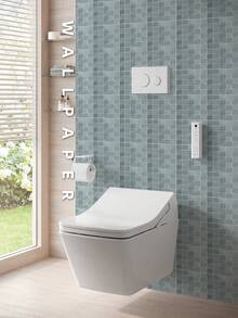 5片/組20x20cm淺灰色pvc壁貼,現代風格,紋理設計,適用於臥室、客廳、廚房裝飾,能遮蓋裂縫和刮痕,方便自行去除的可拆式自黏貼紙 - 淺灰色 - 查看 6