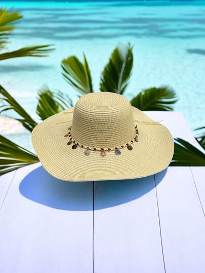 Sombrero De Paja Para Mujeres Boho Como Regalo De Verano