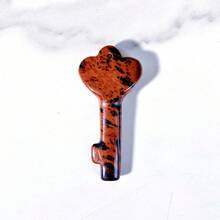1PC  Random Key Natural Crystal Carving,Gemstone Jewelry,Glitter, Healing crystal, Birthday gift,Tiger Eye,Women gift, Girlfriend gift,Kid gift, Halloween Gift, Christmas Gift,Home Decoration,Party decoration,Scene decoration,Desktop decoration,Crystal Ornaments,Table Decoration. - Multicolor - View 6