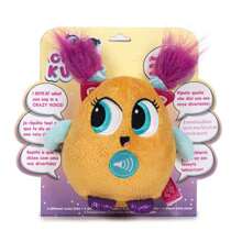 Quiron Famosa Softies - Peluche Crazy Cukis Segunda edición, Peluche Parlante, Divertidos Peluches Que Repiten lo Que Dices, Envío de Modelo Aleatorio, 4 Peluches de Colores Diferentes, 0 años, (760021768) - Ver 1
