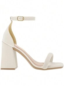 Shekinah Women Heeled Sandals - Beige - View 1