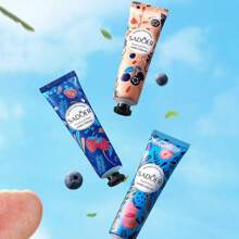 20 Piezas Conjunto De Crema De Manos Con Aroma Aleatorio De Frutas Y Flores Para Reparación De Piel Seca, Enriquecida Con Extractos Naturales De Plantas, En Envases De Tamaño De Viaje Para Regalar - Blanco - Ver 3