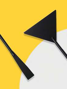 4pcs Stainless Steel Aquarium Aquatic Plant Tweezers, Algae Scraper, Straight & Curved Scissors, Sand Leveler For Fish Tank Decoration And Cleaning - Black - View 4