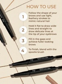 The Face Shop FMGT眉笔，02号灰棕色，持久防晕染配方，显色度高，易于涂抹，全天持妆，韩国化妆品，韩妆，韩国彩妆礼品，0.3克/0.01盎司 - 02灰棕 - 查看 7