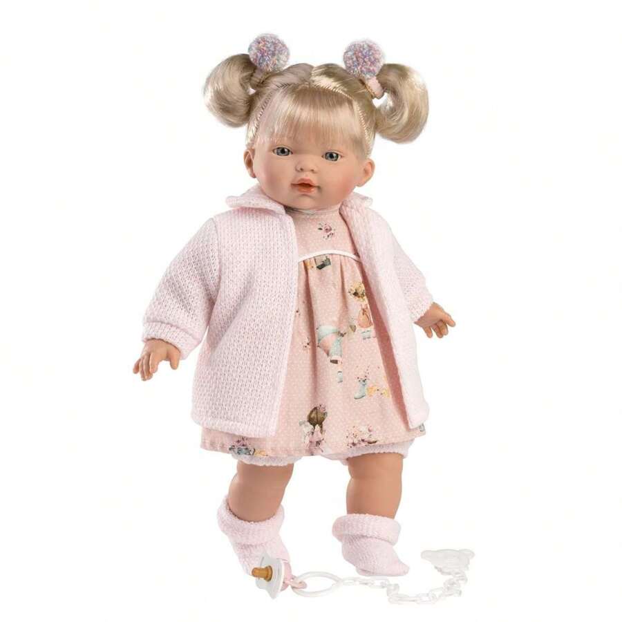 Muñeca  Llorona con Incluye chupete. 33 Cm (Llorens - 33152) - Multicolor - Ver 1
