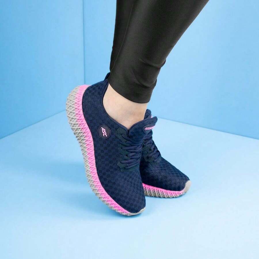 FARMFUN Women Sports Shoes - 藍色 - 查看 1