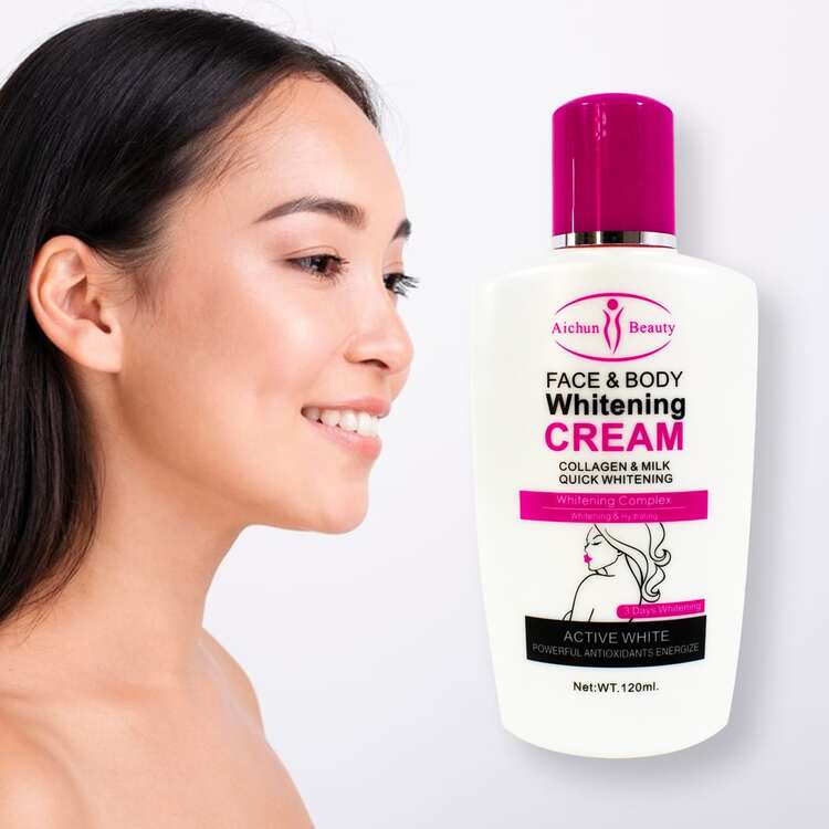 Crema Aclaradora Blanqueadora Aclarante Corporal 120 Ml - Blanco - Añade 7