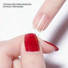 1入組透明柔軟甲片凝膠20克凝膠拋光適用於假指甲UV膠水指甲延長功能設計美甲工具 - 無色 - 查看 5
