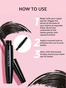 The Face Shop Freshian Mascara 01 Curling, Waterproof Sweatproof Lengthening Long-Wearing Mascara, Easy To Use, Eye Makeup, K Beauty, 7 G Gift