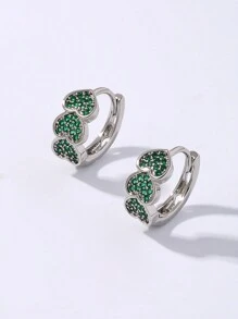 1對銅質心形裝飾耳環,嬌嫩時尚的ins風格耳環 - 彩色 - 查看 19