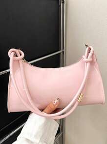 Bolsa sólida transparente de color jalea con correa para el hombro, impermeable, a prueba de arena, bolsa transparente para deportes de playa, picnic, merienda y bolso transparente para mujeres