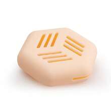 New outdoor portable travel puff silicone storage bag Polygonal dry and wet foundation make-up storage box - Color - View 1