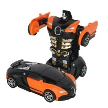 变形赛车玩具 - 惯性滑行赛车 - 自动变形 - 送给男孩的绝佳礼物！ - 彩色 - 查看 2