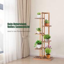 Flower Stand - Brown - View 2