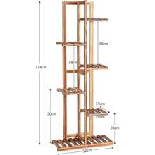 Flower Stand - Brown - View 4