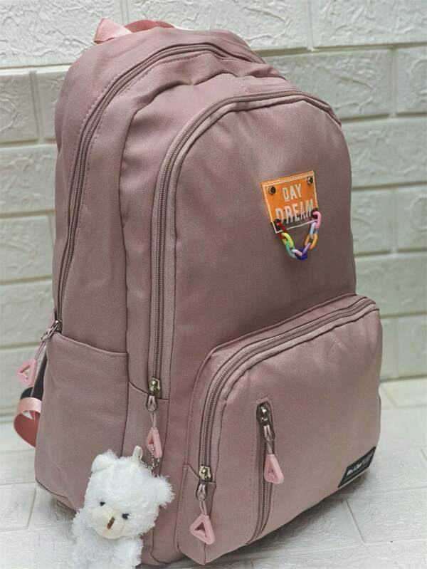 Mochila Feminina Original Costura Reforcada Resistente Luxo Escolar Blogueira Sistema Antifuto Antiroubo Estiloso Pratica