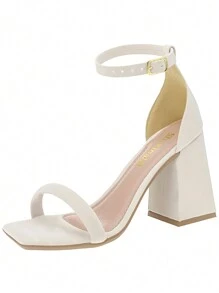 Shekinah Women Heeled Sandals - Beige - View 3