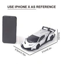 1:24 比例電池供電遙控電動超級汽車禮品模型玩俱生日禮物遙控器適合幼兒男孩和女孩（不含電池） - 綠色 - 查看 10