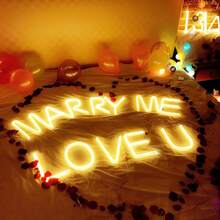 1入組高亮度字母太陽女孩暖黃色霓虹燈led字母標誌,a到z的桌面和牆壁裝飾照明字母,尺寸8.6x7x0.7英寸(大約22x18x2cm),可通過usb或電池供電,拼字愛,生日快樂,嫁給我,聖誕快樂等等。粉色led字母燈,適用於女孩房間,臥室,酒吧,露營,生日派對,情人節,婚禮,聖誕節裝飾禮物 - 白色 - 查看 3