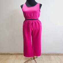 Women Two-piece Outfits - Màu Hồng Tươi - Xem 5