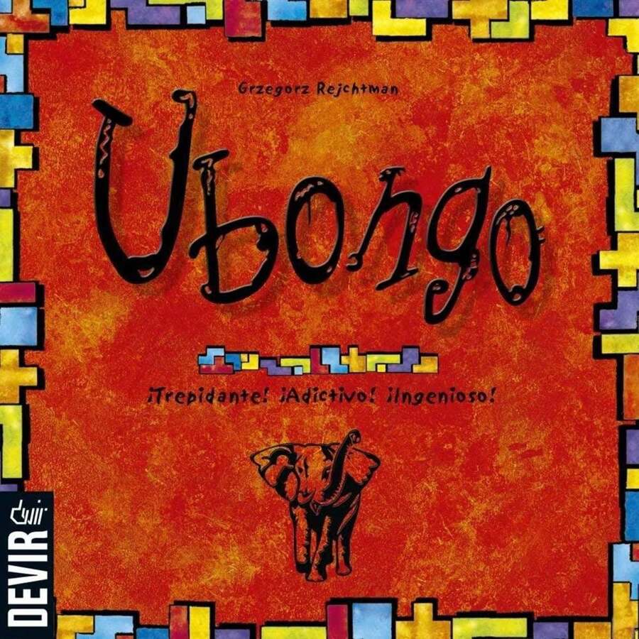 Ubongo Trilingual game. The most popular speed puzzle!!! (Devir BGUBON) - Multicolore - Voir 1
