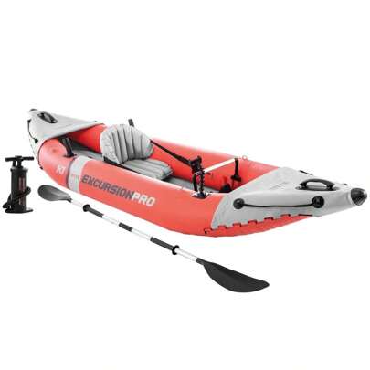  Kayak para 1 persona con remos con mango de aluminio + bomba de hinchado Excursion pro 305X91X46 cm - Modelos surtidos ✅ Entrega 24/48h a España (península) - Tablas de Playa - Deportes Acuáticos - Intex - Ref. 68303
