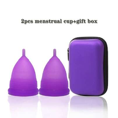 3pcs/Set Medical Grade Silicone Menstrual Cup, Coppetta Mestruale Coupe, Feminine Hygiene Menstrual Disc For Collecting Menstrual Flow