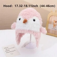 1-2歲寶寶和幼兒冬天防風帽,時尚保暖耳罩帽,2-3歲男女童聖誕派對裝飾,個性化戶外帽,冬季戶外活動保暖帽 - 粉色 - 查看 3