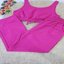 Women Two-piece Outfits - Màu Hồng Tươi - Xem 8