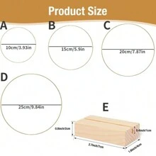 1 件金色花环金属环适用于客厅 DIY 人造花环工艺新娘活动桌装饰配件时尚金属花环捕梦网环婚礼花环（木质底座需单独购买）最佳礼物 - 金色 - 查看 2