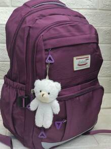 Women Fashion Backpacks - Purple - View 3