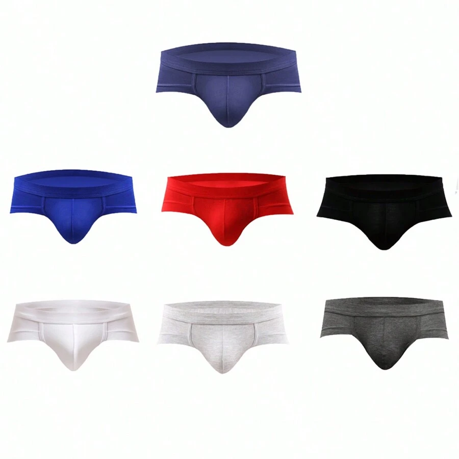 Brief.calzoncillo Para Hombre, 7 Piezas 7 Colores,modal