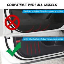 2PCS Universal Car Door Projector Lights Car Door Lights Logo Projection Shadow Lights Compatible With All Brands(Angel Wings) - Black - View 7