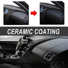 1入組30ml 汽車塑料翻新水晶電鍍液 汽車儀表板內飾清潔除汙塵翻新新亮塗層 + 海棉 + 毛巾 - 藍色 - 查看 8