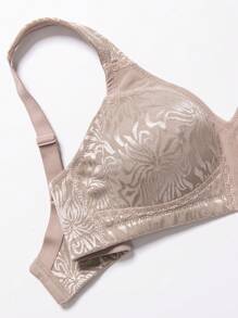 Wingslove Women's Full Coverage Non Padded Comfort Minimizer Wire-Free Bra Plus Size