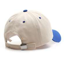 韓國風格流行女士字母刺繡拼色棒球帽,戶外活動遮陽 - 綠色 - 查看 4