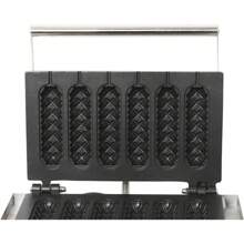 YONGSTYLE 6Pcs Waffle Makers Hot dog Making Machine 6 G Crispy Machine Stainless Steel Body 1550W 110V Blue - Multicolor - View 8