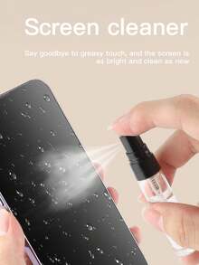 多功能電腦和筆記型電腦螢幕清潔套件,包括手機、數位、耳機清潔刷 - 黑與白 - 查看 7