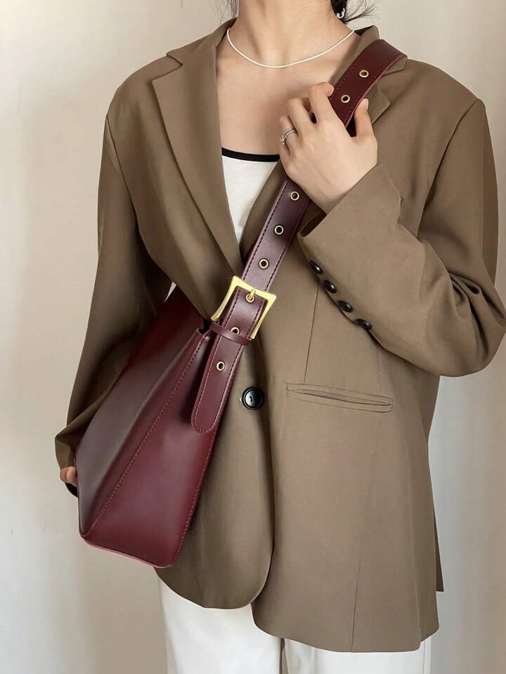 Fashionable Texture Large Capacity Shoulder Bag/Crossbody