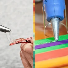 20 支直径 7mm * 100mm 的热胶棒用于粘合塑料、金属、木材、纸张、玩具、电子产品、家具、皮革、手工艺品、鞋材、涂料、陶瓷、灯罩、珍珠、食品包装、音响盒等。与热熔胶枪配合使用。 - 白色 - 查看 3