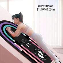 One-pack Thickened Skipping Rope Shock-absorbing Yoga Mat Elliptical Home Indoor Silent Non-slip Fitness Sound Insulation Sports - Multicolor - View 2