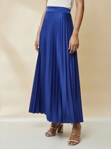 Women Skirts - Xanh đậm - Xem 3