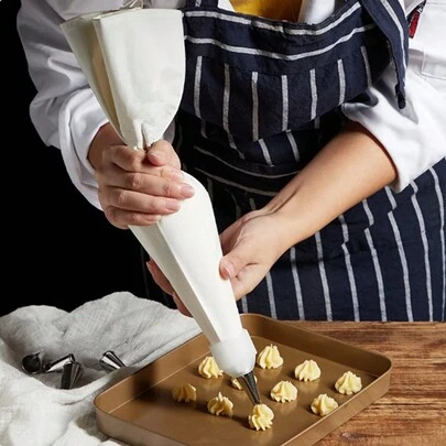 1pc Super Thick Pastry Bag For Baking & Decorating Cakes & Cookies, Reusable Back To School