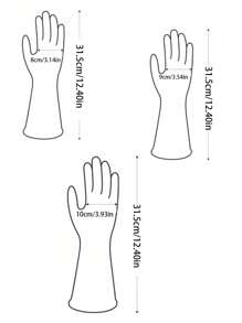 1 双耐磨家用清洁手套，适用于厨房洗碗、家务、园艺、洗衣、清洁工具、返校用品、厨房、厨房用品、清洁、厨房毛巾、厨房、浴室、家居、家居用品