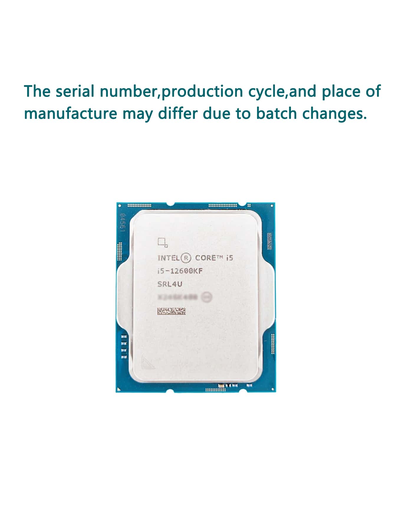Intel Core I5-12600KF I5 12600KF 3.7GHz 10-Core 16-Thread CPU Processor ...
